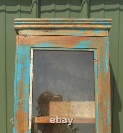 Medicine Cabinet, Vintage Wood Display Case, Wall Mount Cupboard, Shadow Box A17