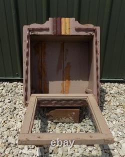 Medicine Cabinet, Vintage Wood Display Case, Wall Mount Cupboard, Shadow Box, A2