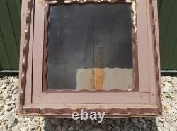 Medicine Cabinet, Vintage Wood Display Case, Wall Mount Cupboard, Shadow Box, A2