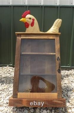 Medicine Cabinet, Vintage Wood Display Case, Wall Mount Cupboard, Shadow Box, A4