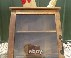 Medicine Cabinet, Vintage Wood Display Case, Wall Mount Cupboard, Shadow Box, A4