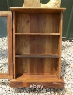 Medicine Cabinet, Vintage Wood Display Case, Wall Mount Cupboard, Shadow Box, A4