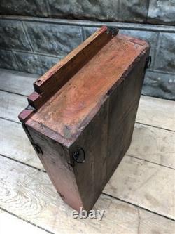Medicine Cabinet, Vintage Wood Display Case, Wall Mount Cupboard, Shadow Box BMB
