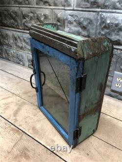 Medicine Cabinet, Vintage Wood Display Case, Wall Mount Cupboard, Shadow Box BMH