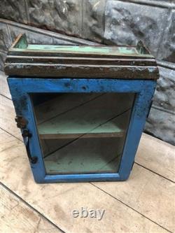 Medicine Cabinet, Vintage Wood Display Case, Wall Mount Cupboard, Shadow Box BMH