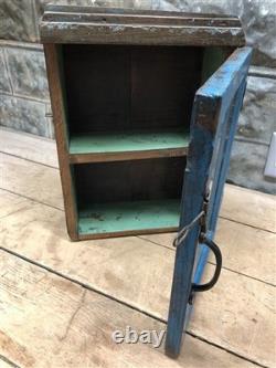 Medicine Cabinet, Vintage Wood Display Case, Wall Mount Cupboard, Shadow Box BMH
