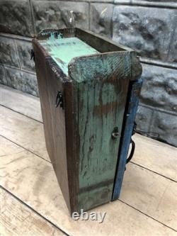 Medicine Cabinet, Vintage Wood Display Case, Wall Mount Cupboard, Shadow Box BMH