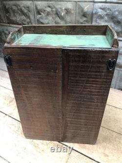 Medicine Cabinet, Vintage Wood Display Case, Wall Mount Cupboard, Shadow Box BMH