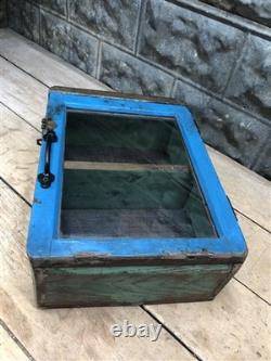 Medicine Cabinet, Vintage Wood Display Case, Wall Mount Cupboard, Shadow Box BMH