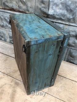 Medicine Cabinet, Vintage Wood Display Case, Wall Mount Cupboard, Shadow Box BMJ