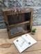 Medicine Cabinet, Vintage Wood Display Case, Wall Mount Cupboard, Shadow Box Bmq