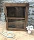 Medicine Cabinet, Vintage Wood Display Case, Wall Mount Cupboard, Shadow Box Bmr