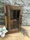Medicine Cabinet, Vintage Wood Display Case, Wall Mount Cupboard, Shadow Box Bmw