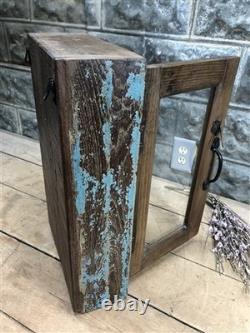 Medicine Cabinet, Vintage Wood Display Case, Wall Mount Cupboard, Shadow Box BMW