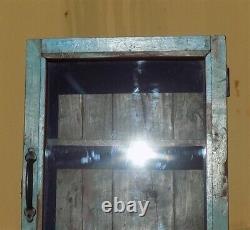 Medicine Cabinet, Vintage Wood Display Case, Wall Mount Cupboard, Shadow Box, B