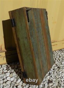 Medicine Cabinet, Vintage Wood Display Case, Wall Mount Cupboard, Shadow Box, B
