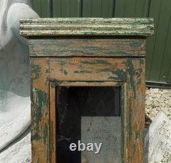 Medicine Cabinet, Vintage Wood Display Case, Wall Mount Cupboard, Shadow Box, V