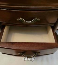 Mele & Co. Heloise Wooden Jewelry Box Walnut Finish Great Valentines Gift