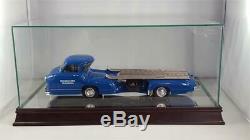 Mercedes-Benz Racing Transporter Glass and Wood Display Case