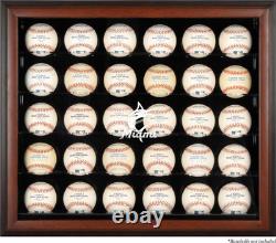 Miami Marlins 2019 Logo Brown Framed 30-Ball Display Case Fanatics