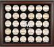 Miami Marlins Logo Brown Framed 30-ball Display Case