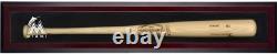 Miami Marlins Logo Mahogany Framed Single Bat Display Case Fanatics