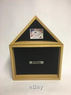 Military Flag & Medal Shadow Box Display Case 3 x 5 Flag (Wisconsin Made) #1070