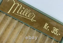 Miller Vintage 10-Pen Fountain Pen Store Display Tray Case Denmark Danish RARE