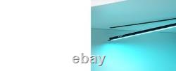 Minifigures Corner Display Case 3 Tier RGB LED Light Figure Glass Curio Cabinet