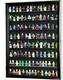 Minifigures Display Case 110 Pcs Lego Toy Miniature Wood Black Wall Rack Cabinet