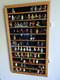 Minifigures Display Case 120+ Figurines Toy Miniature Wood Oak Wall Rack Cabinet