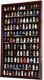 Minifigures Display Case 120 Pcs Lego Toy Miniature Wood Cherry Wall Usa Cabinet