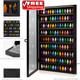 Minifigures Display Case 126 Pcs Toy Miniature Led Solid Wood Black Wall Rack