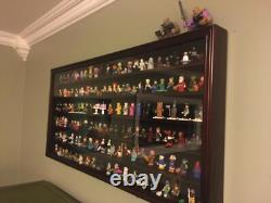 Minifigures Display Case Mahogany 200 Pcs LEGO Figurines Wood Cabinet With Plates Minifigures Display Case Mahogany 200 Pcs LEGO Figurines Wood Cabinet With Plates