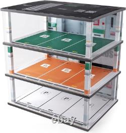 Model Car Display Case 118 Scale Diecast Diorama Garage with Lights for Lego Al