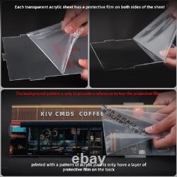 Model Car Display Case 118 Scale Diecast Diorama Garage with Lights for Lego Al