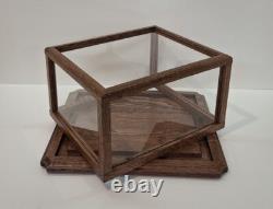 Model Display Case Wood/Acrylic #PP24021 9.5X11.5X6.5H IN STOCK