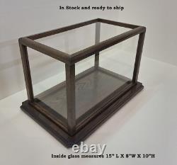 Model Display Case Wood/Acrylic #PP24025 In Stock and ready to ship 15x8W x 10