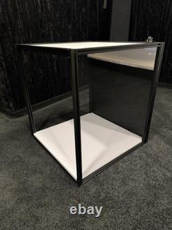 Moducase DF60 Display Case- IN HAND, READY TO SHIP. White Base LED Strip. L@@K