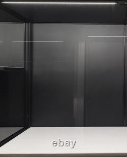 Moducase DF60 Display Case- IN HAND, READY TO SHIP. White Base LED Strip. L@@K