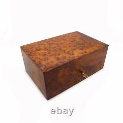 Moroccan Thuya Wooden Jewelry Box With Storage(8.4/5.5/3.9 inches)(25/14/10 Cm)