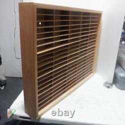 NAPA VALLEY 100 Tape Cassette Video Games Wood Wall Display Case Rack