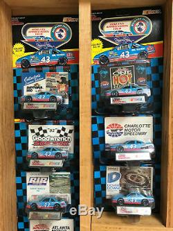 NASCAR Diecast Oak Wood Display Case Richard Petty Fan Appreciation Tour #191