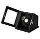 New Black Wood Automatic Dual Watch Winder Display Case