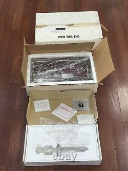 NEW IN BOX Franklin Mint The Teddy Roosevelt Silver Knife With Wood Display Case