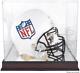 Nfl Mahogany Helmet Logo Display Case With Mirror Back-fanatics