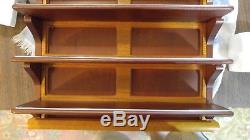 NOS Franklin Mint The Classic Cars Of The Fifties Wood Display Case Wall Mount