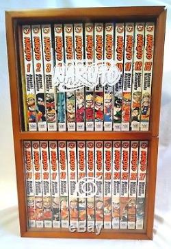 Naruto Limited Edition Box Set 1 Volumes 1-27 Wood Display Case Viz Media