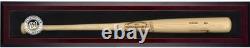 Nationals Logo Mahogany Framed Single Bat Display Case