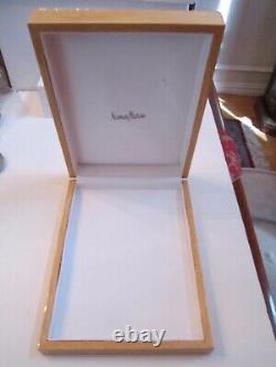 Neiman Marcus Wood Jewelry Necklace Box Case 10 X 8 X 2 Nice Tub Qqq